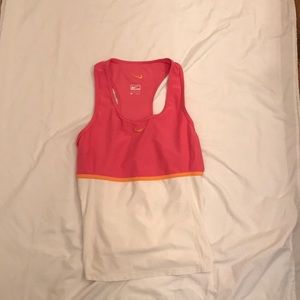Pink/White Nike Workout Tank